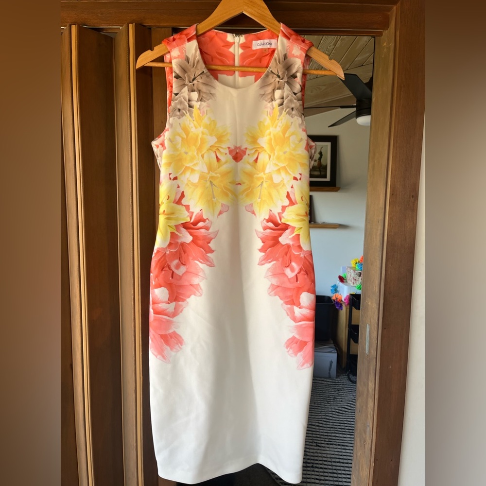 Calvin Klein midi dress size 4